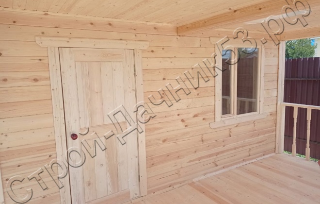 4 Брусовая баня Б-37, 4.5х10м, 45М², Московская область, Солнечногорский район, деревня Соколово (13)